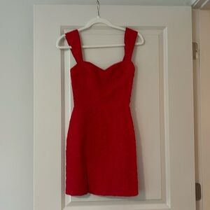 Amanda Uprichard short red cocktail dress